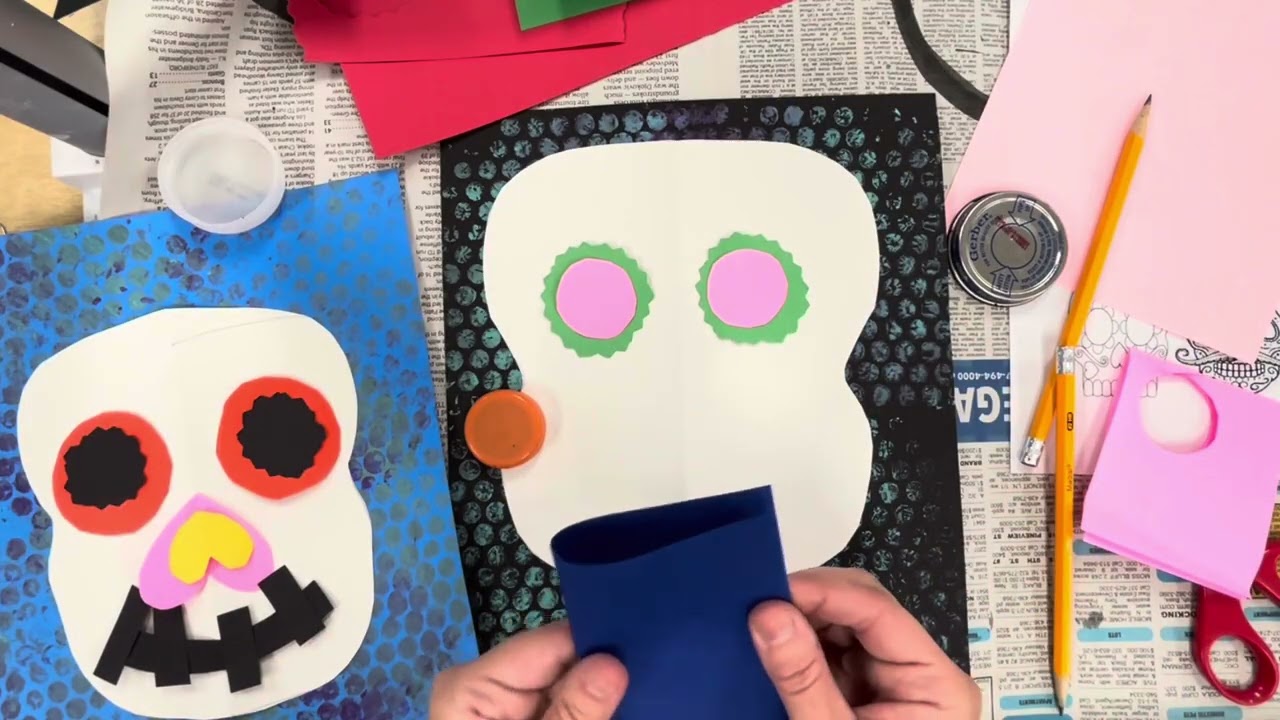 Sugar Skull Collage Part 1! 💀