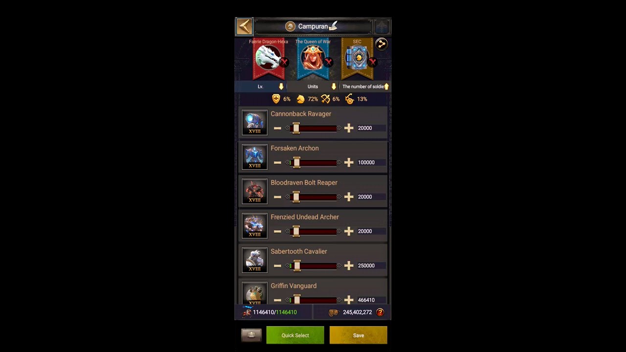 Clash of Kings: Replace the main hero.