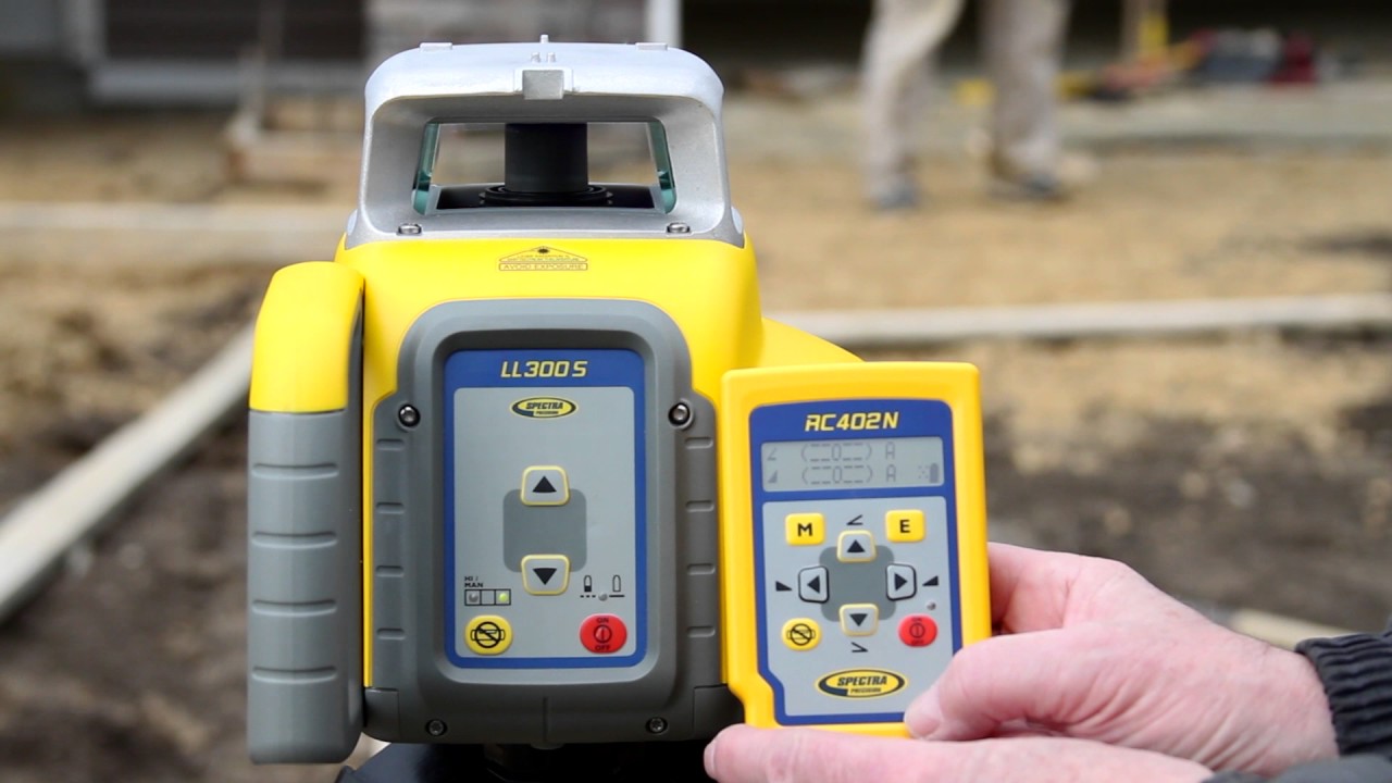 The LL300S Laser: Ramp Building in Single Axis Slope Mode with the RC402N and HL760 Tutorial