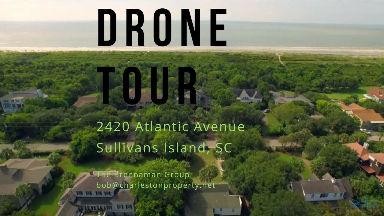 Drone Tours with Bob: 2420 Atlantic Ave., Sullivan's Island, SC