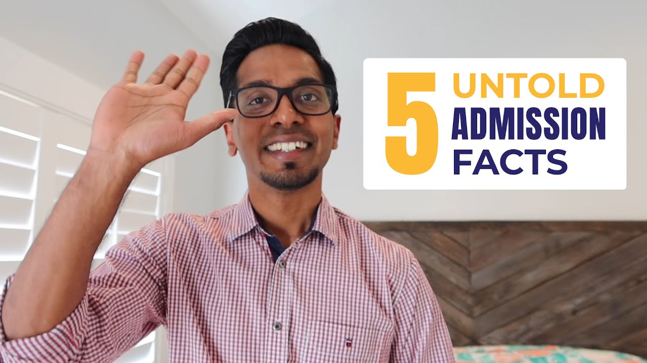 5 Untold university admission facts you should know! | Ashish Fernando