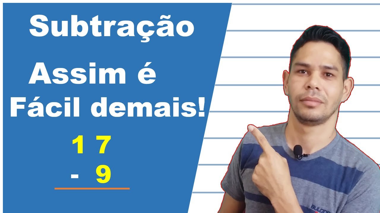 SUBTRAÇÃO DIFERENTE, RÁPIDA E FÁCIL.