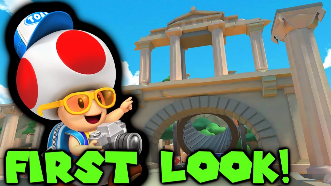 FIRST LOOK! Athens Dash in Mario Kart Tour! (All Variants)