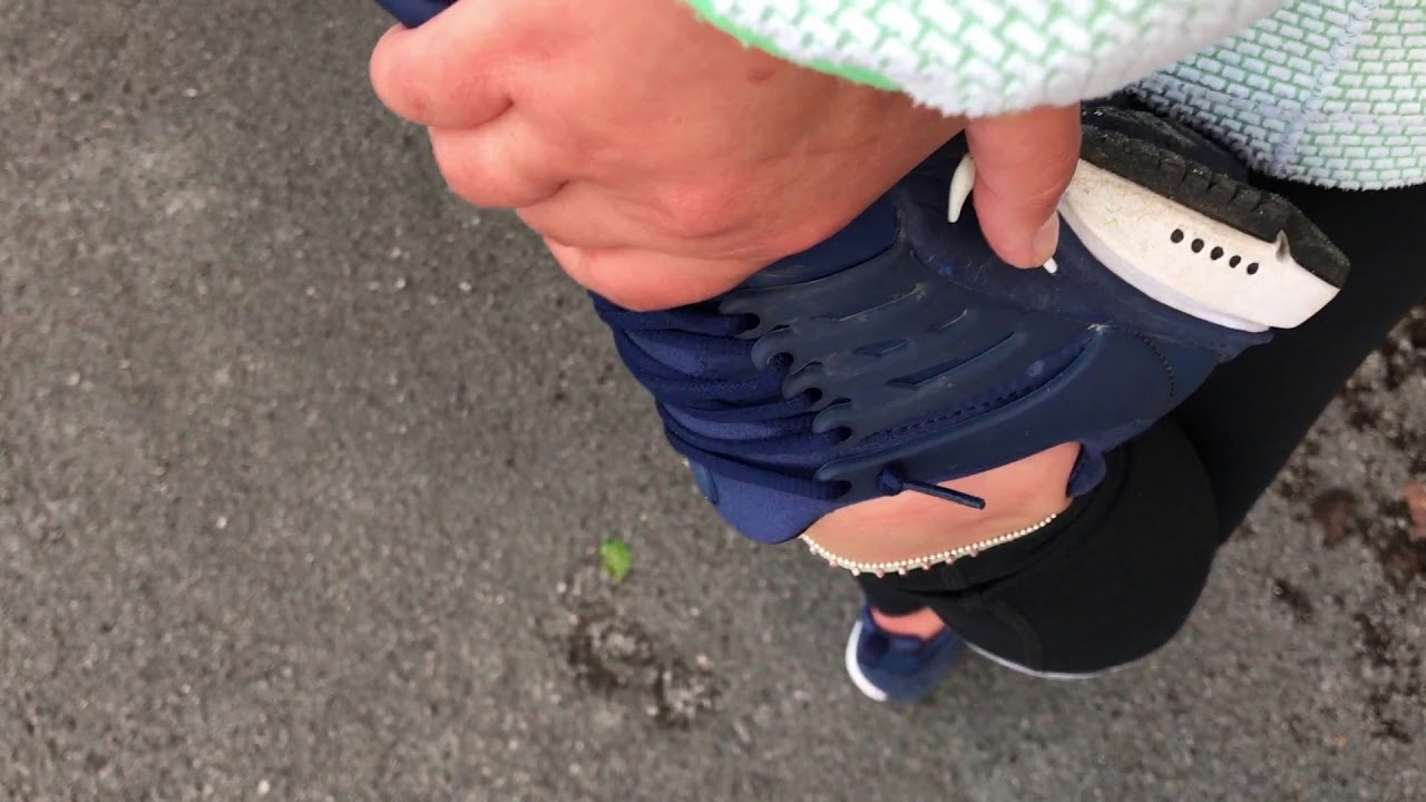 Kate's sockless run - Nike Presto