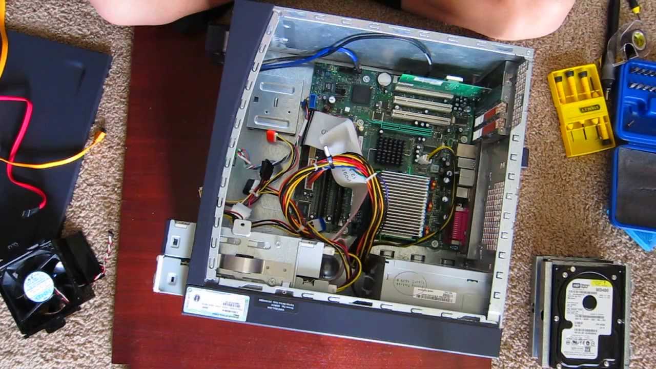How to take apart a Dell Dimension 2350/2400/3000/4600/4700
