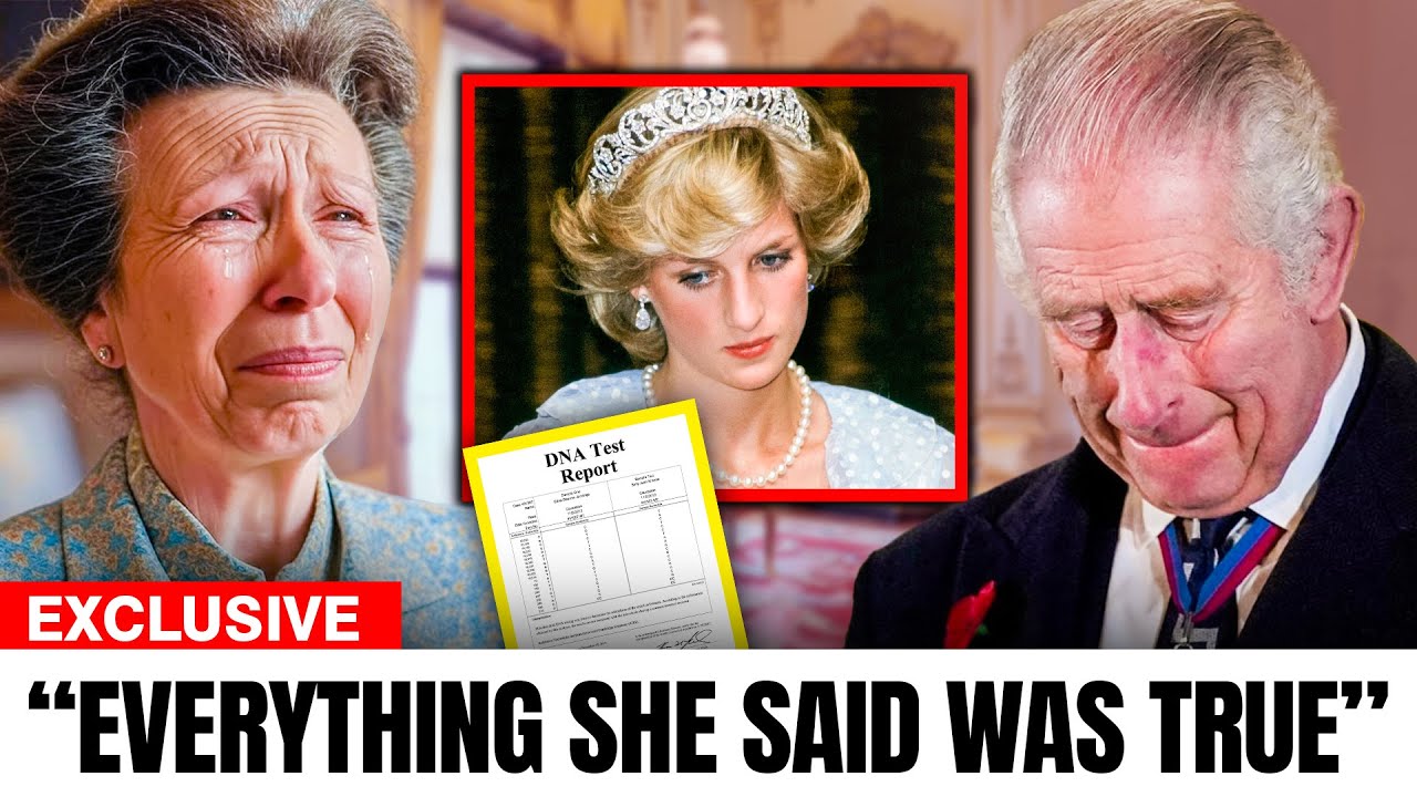 Princess Anne BREAKS IN TEARS After DNA Test CONFIRMS Diana&rsquo;s Final Secret