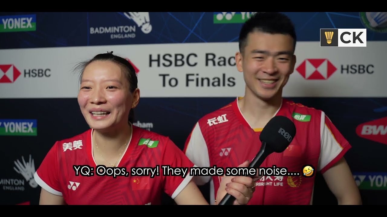 It was them! Not me 🤣 Zheng SiWei Huang YaQiong All England 2023 Quarter Final