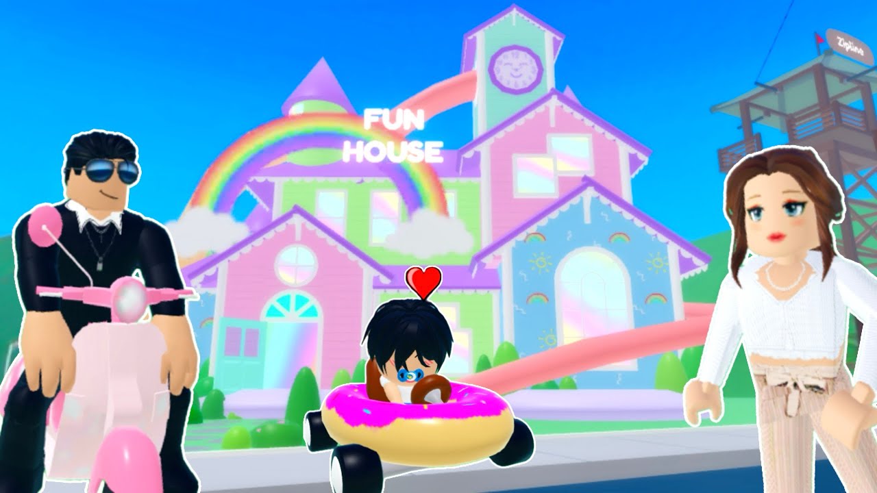 KELUARGA BOKIR MAIN KE FUN HOUSE | 💖 Twilight Daycare Roblox Indonesia