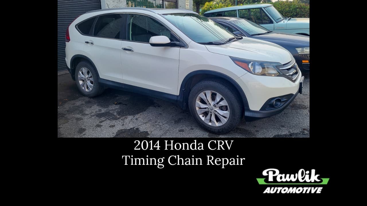Ремонт цепи ГРМ Honda CRV 2014 года
