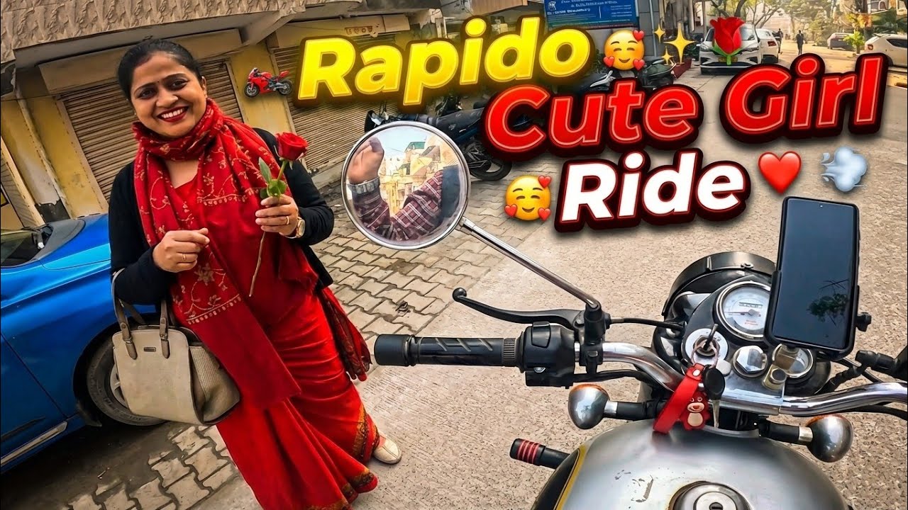 Rapido Ride Mein Mil Gayi Cute Girl 😍🌹 | Unexpected Story! Rahul jha Motovlog #rapido #motovlog 