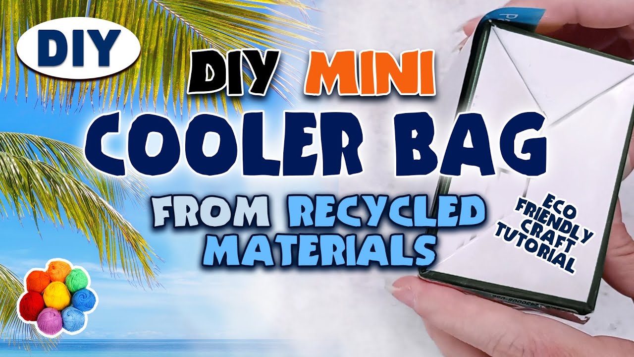 🎒 DIY Small Cooler Bag from Recycled Materials | Upcycling Project 🆒