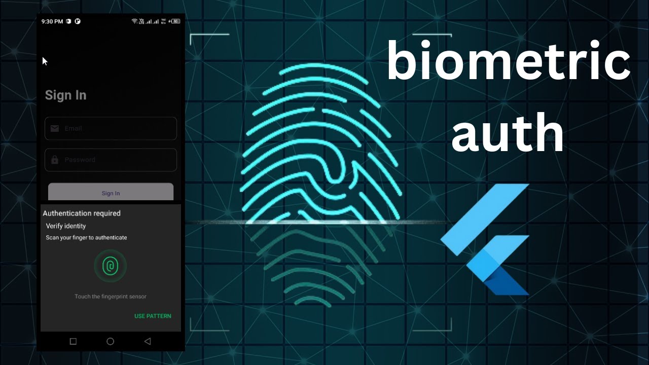 add fingerprint in flutter app | flutter fingerprint authentication | biometric in flutter app