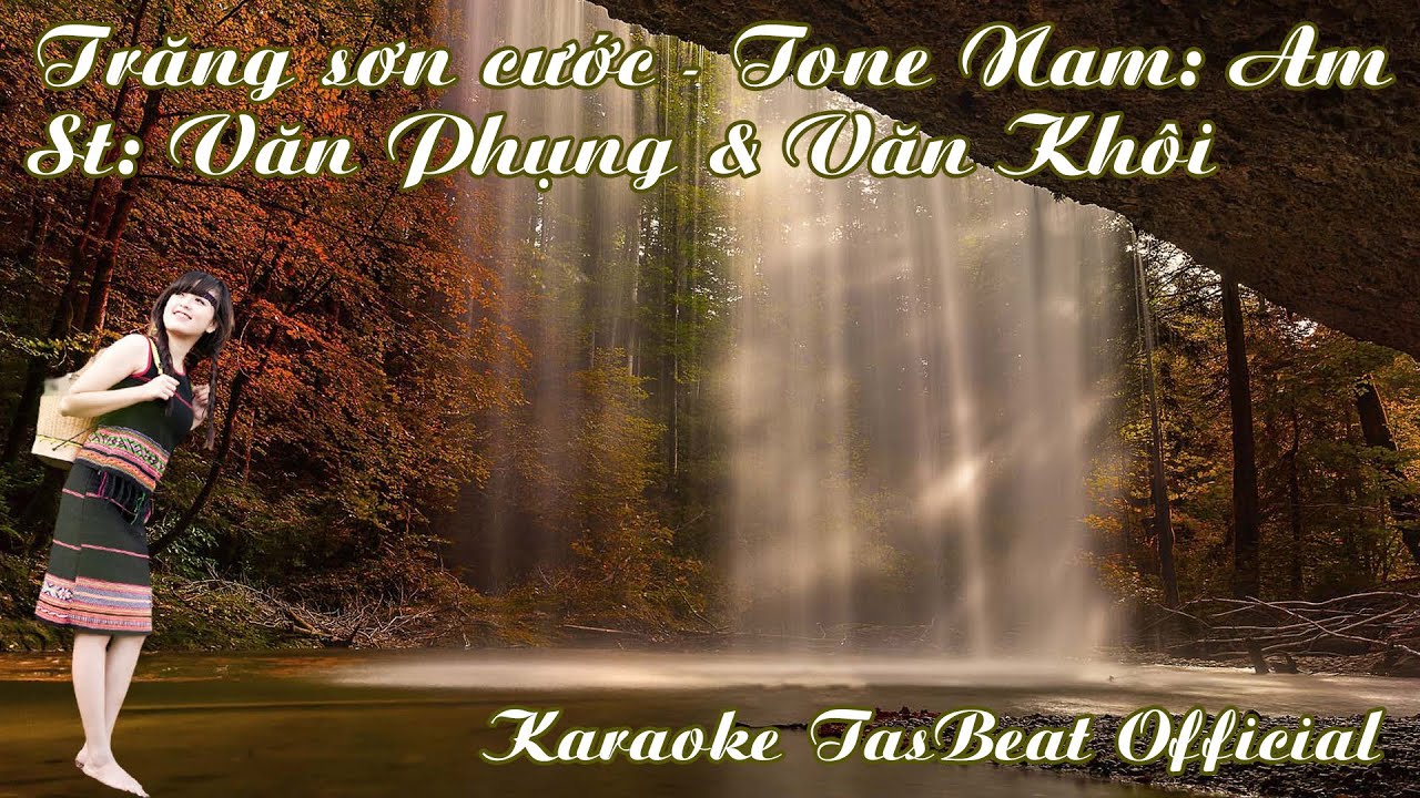 Karaoke Trăng Sơn Cước Tone Nam | TAS BEAT