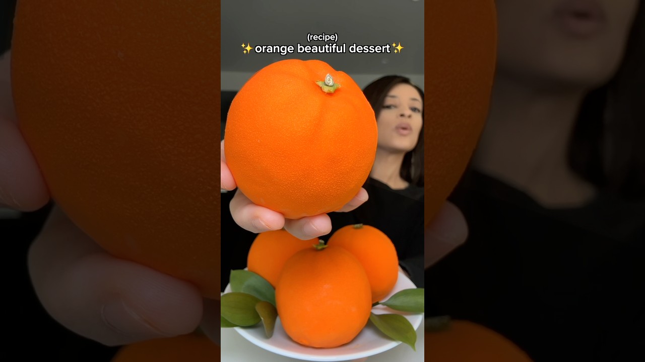 Orange shaped dessert recipe 🍊 @C4Energy #C4Partner @launchpoint