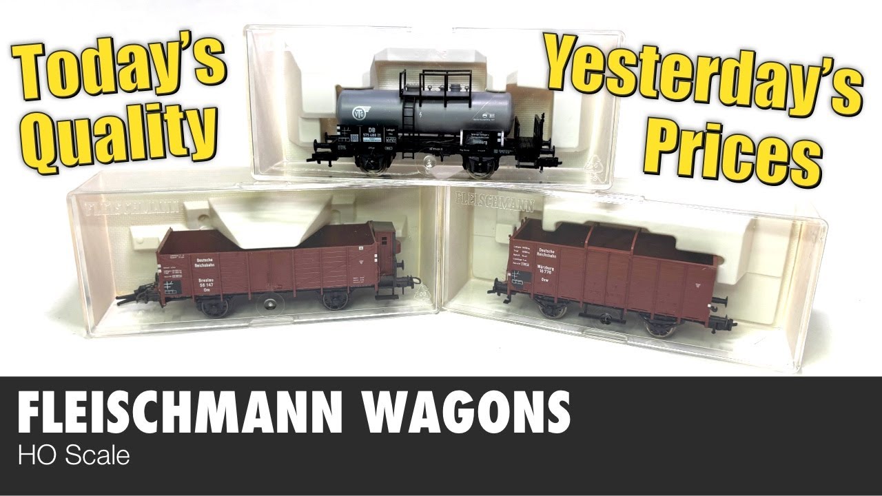 Современные вагоны по НИЗКИМ ЦЕНАМ &mdash; модель железнодорожных вагонов Fleischmann HO Scale