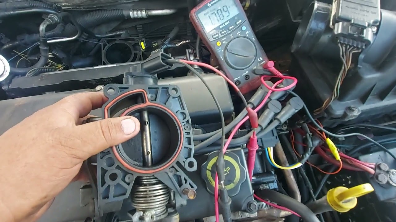 como checar fallo del sensor tps ford focus motor 2 0 y 1 9  codigo  p1120 p0122 p1125