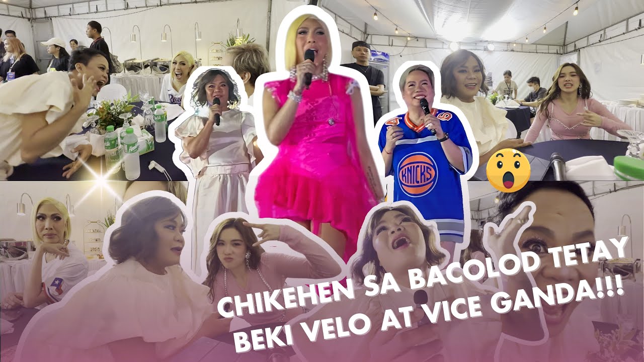 Beki Velo, Tetay at Vice Ganda Nagkasagutan sa Show sa Bacolod!!!