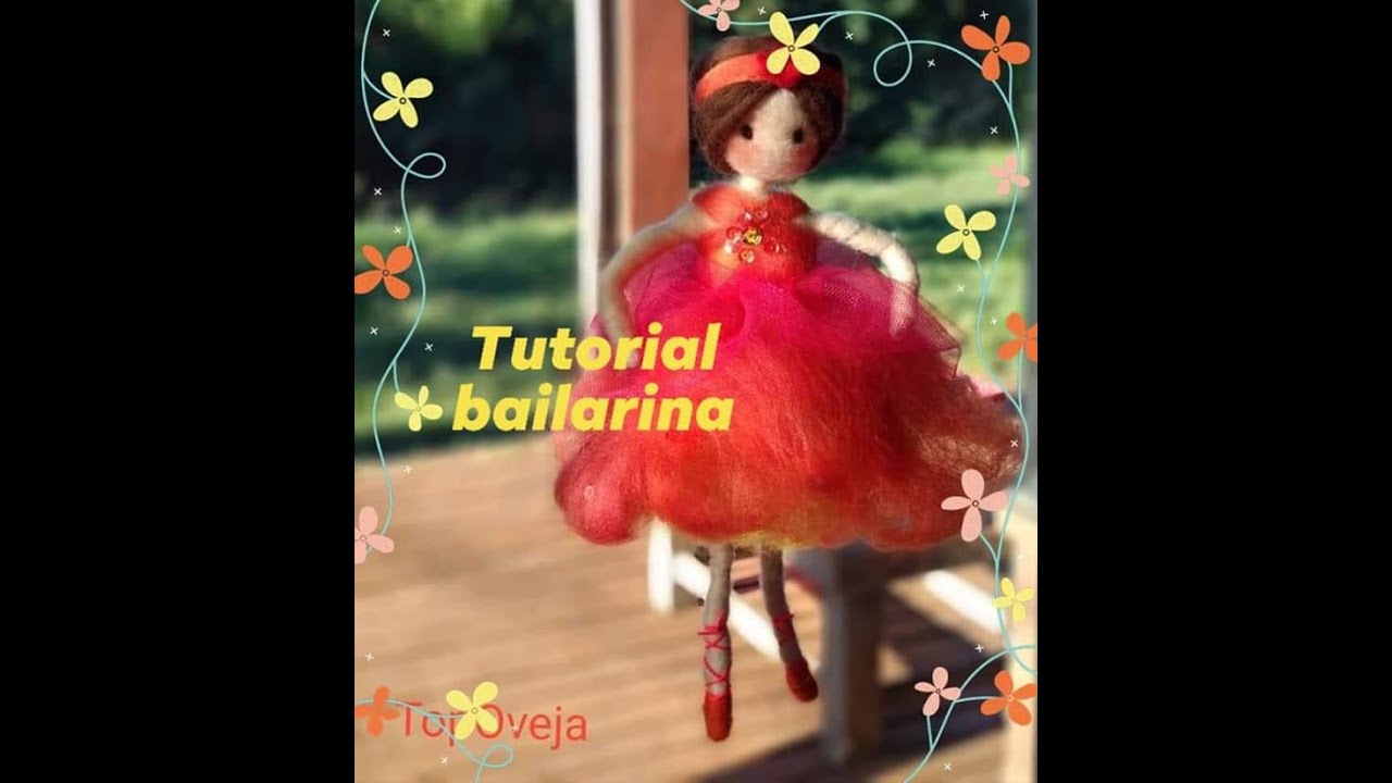 Grosserdeco. Parte 1.Tutorial Hadas de vellon con piernas (Bailarina)