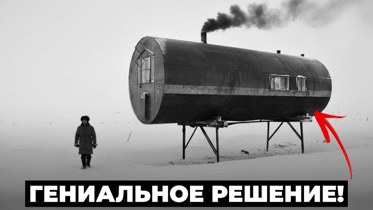 Как в СССР жили в домах бочках на Крайнем Севере! Экстремальное жилье СССР - ЦУБ-2М