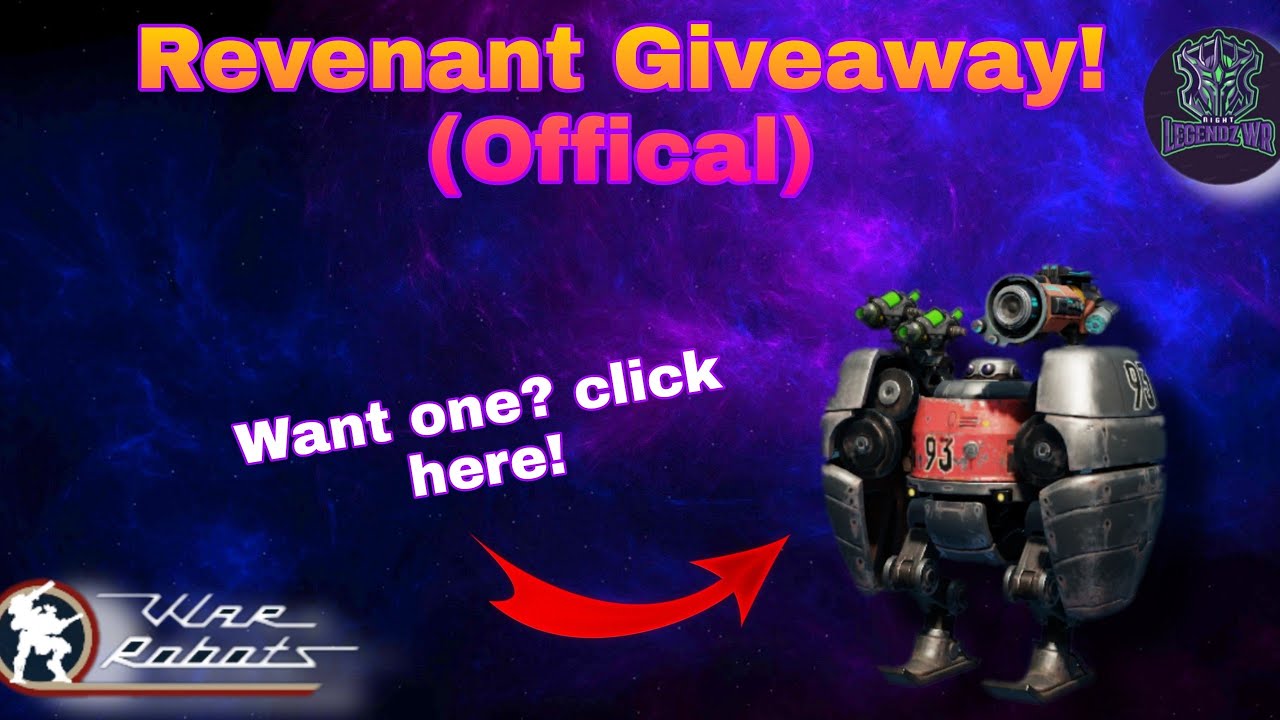 War robots | Official Revenant Giveaway! - #WRwinRevenant