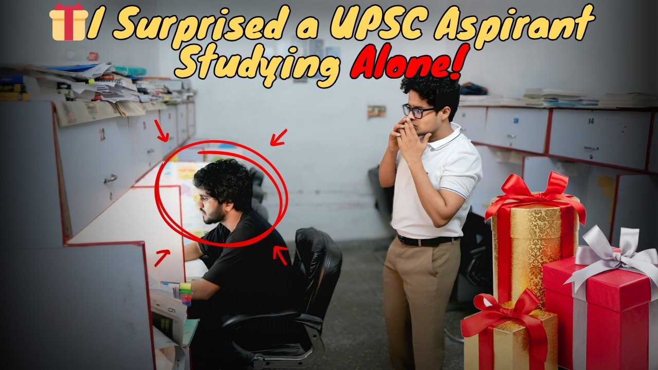 I Surprised a UPSC Aspirant Studying Alone on Diwali Night | Studento Special 🎇