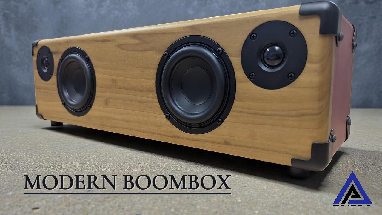 Modern BoomBox Build #portableaudio #diy #boombox #custom #customaudio #btspeaker #project #howto