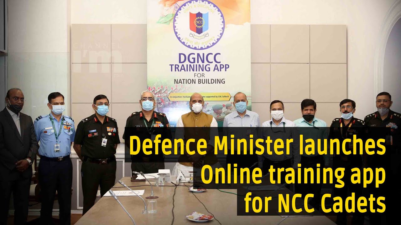 Defence Minister launches mobile app for nationwide online training for NCC cadets