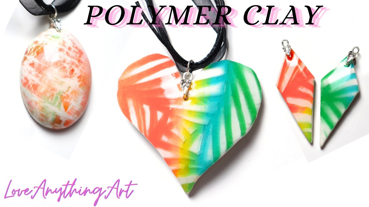 Stenciled Design Idea Polymer Clay Ideas