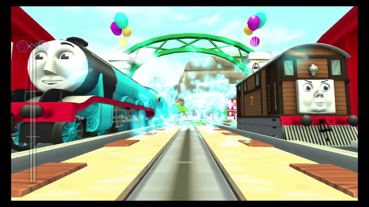 Thomas & Friends: GoGo Thomas - Gordon VS Tobi - Rainbow Diamond Friends Super Fun Races! (Budge)