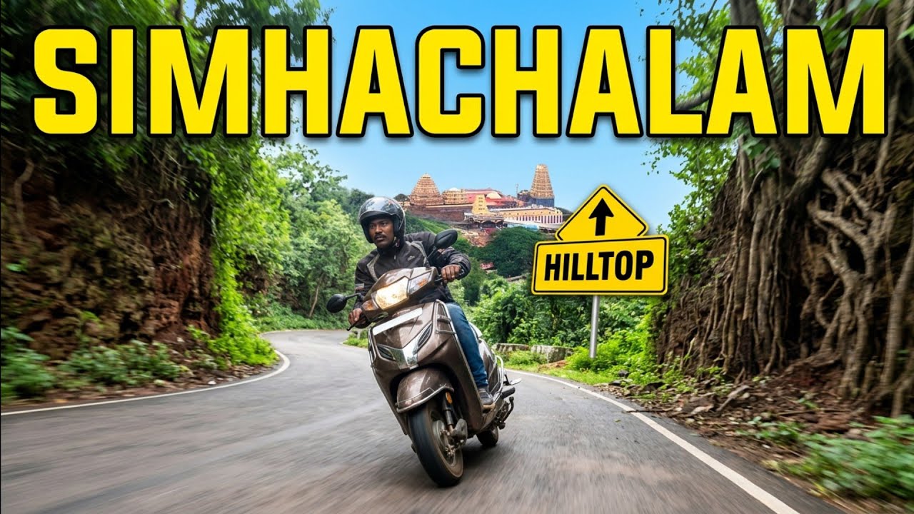 SIMHACHALAM VIEW POINT | VIZAG | ANDRAPRADESH | THE RAYAGADA RIDER | TELUGU VLOGS