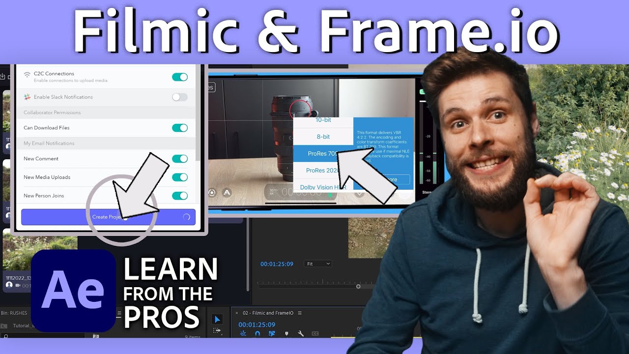 How to Set Up & Use The FiLMiC Pro to Frame.io Camera-to-Cloud integration | Adobe Video