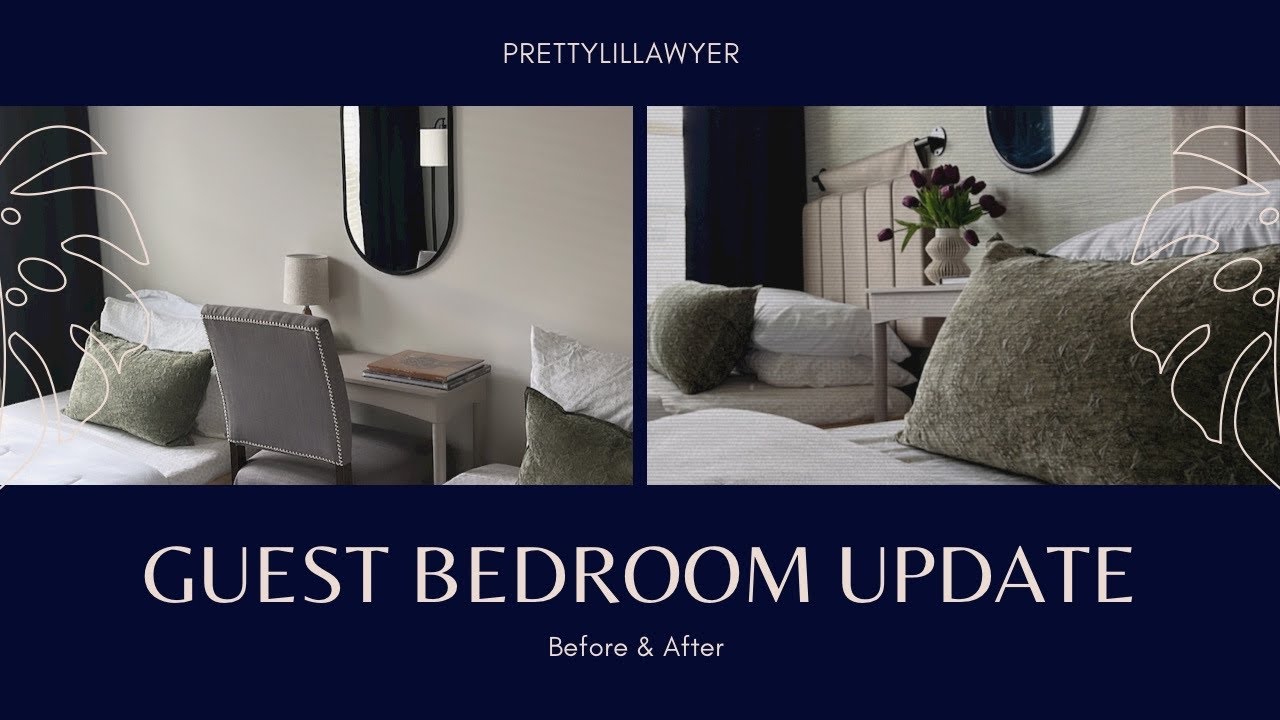 GUEST ROOM UPDATE | Peel and Stick Wallpaper, New Headboards, and MORE