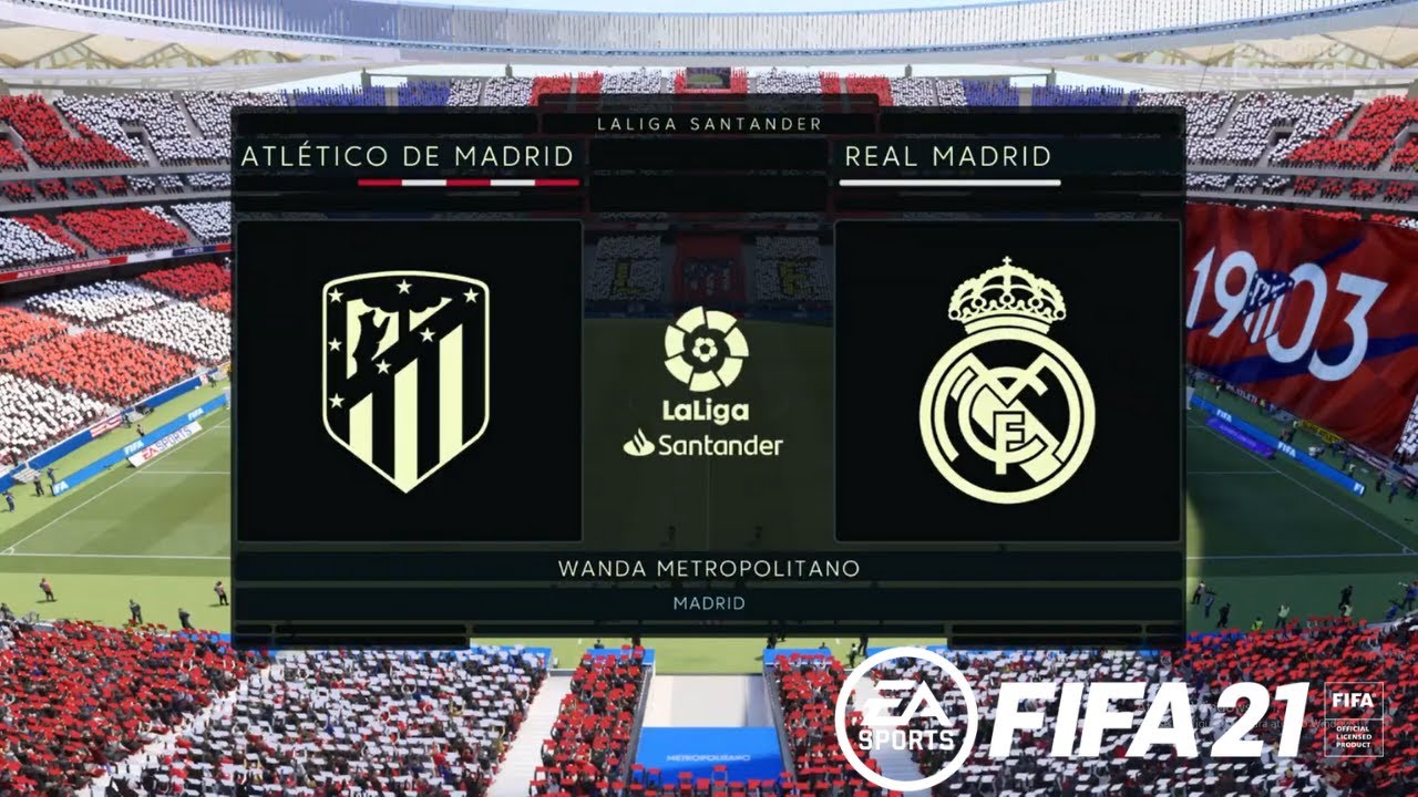 Atletico Madrid vs Real Madrid - FIFA 21 (La Liga)