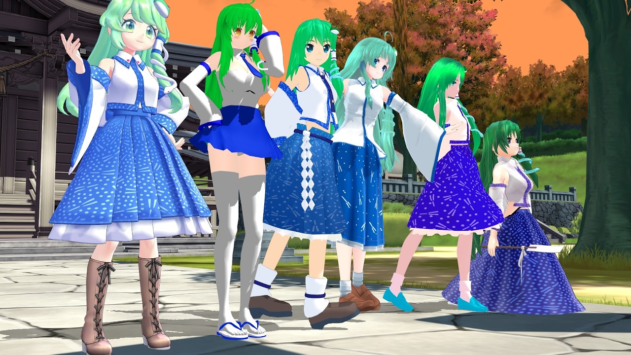 どの早苗が好き？ 東風谷早苗紙芝居MMD１０選！ Top 10 Sanae Kochiya  A Deep Dive into Touhou MMD Models