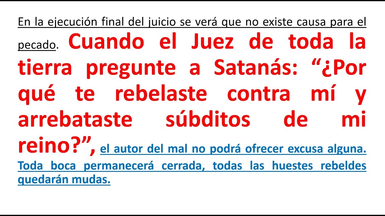 El Conflicto de los Siglos. Capítulo 30—El origen del mal y del dolor