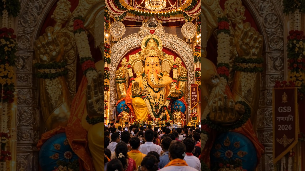 जीएसबी गणपति पंडाल मुंबई 2026 | GSB Ganpati Pandal Matunga Mumbai #ganpati #ganpati2026