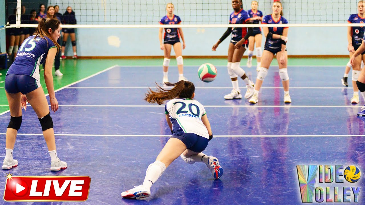 Pallavolo U18F ecc - Zambonin DVB  vs  Vbest blu - diretta streaming