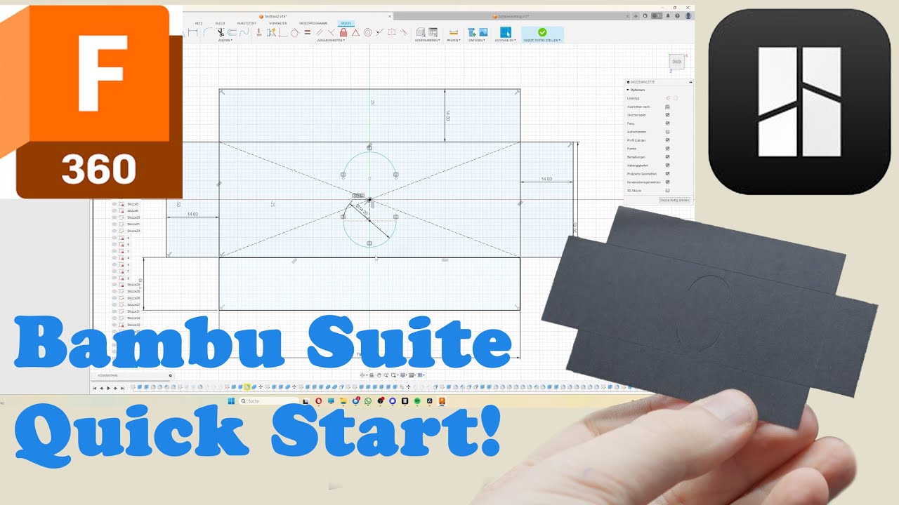 Bambu Suite Basics & CAD Fusion360 Workflow