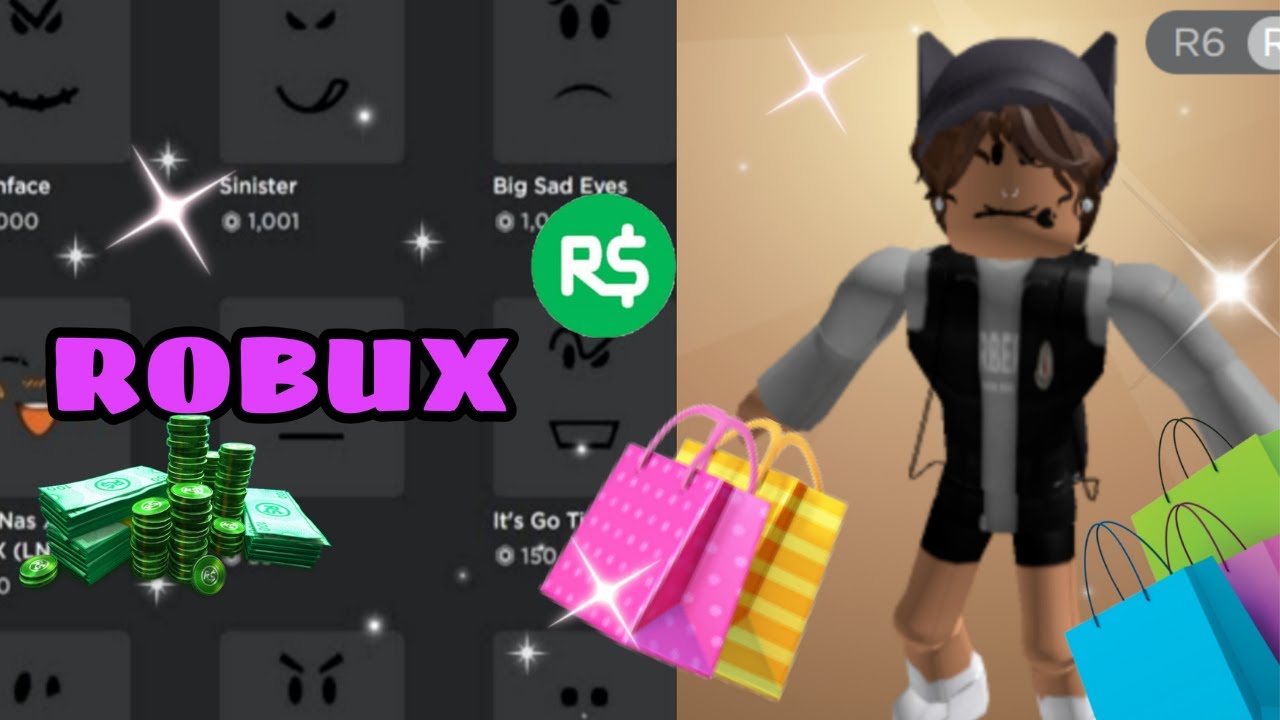 ROBLOX 800 ROBUX SLENDER SHOPPING SPREE😘🏃‍♂️