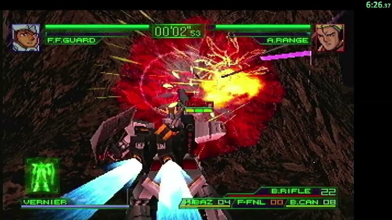 (RTA)PS1機動戦士ガンダム逆襲のシャア アムロシナリオ 7ｍ14s