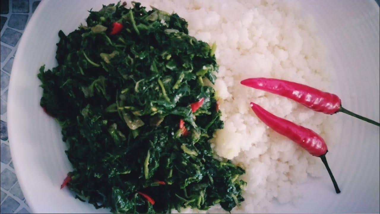 traditional way of cooking kale/imfino /cooking imbuya😋😋