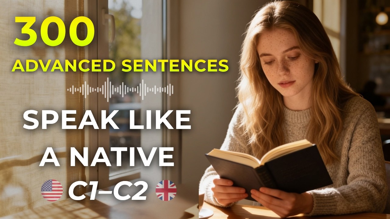 Speak Like a Native with 300 Advanced Sentences (C1&ndash;C2) | Daily English - Part 08