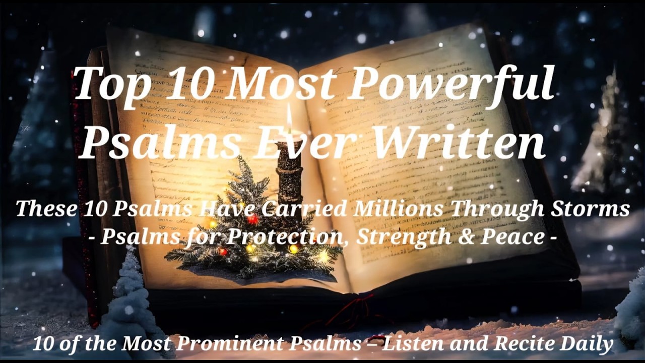 Top 10 Most Powerful Psalms Ever Written (Read Aloud) | For Protection, Strength & Peace