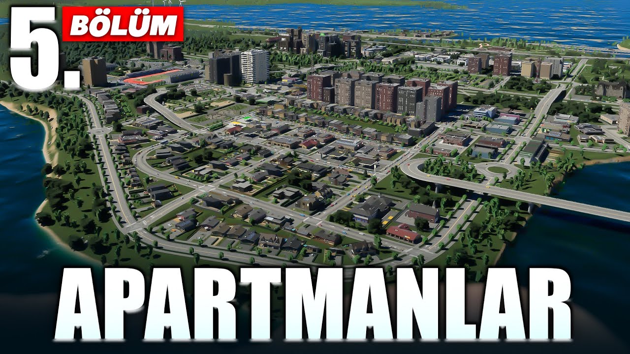 Jilett gibi yeni apartman sitesi !! Cities Skylines 2 - [PART 5]