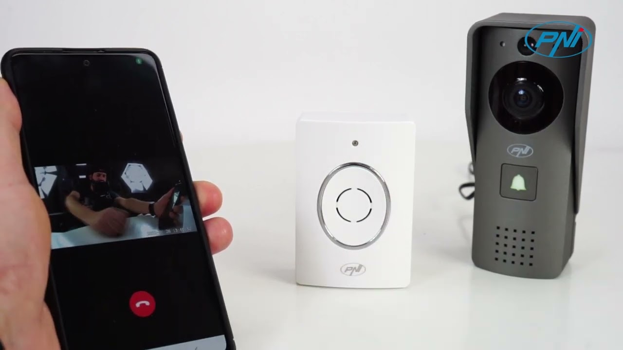 Interphone vid&eacute;o Intelligent PNI House 910 WiFi HD FR