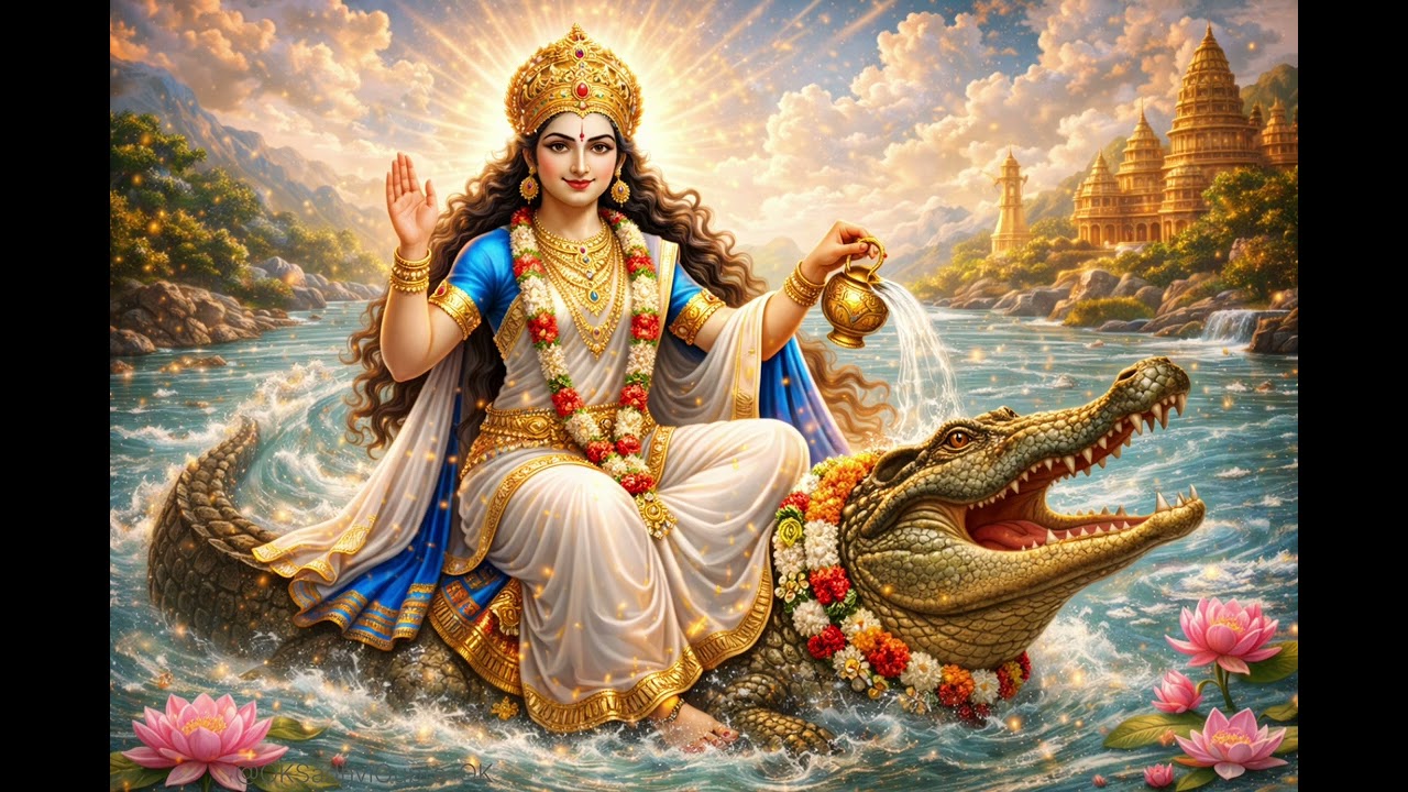 Jai Gange Mata Aarti 🙏 | Ganga Maiya Ki Aarti | Ganga Aarti#@OkSadhviGupta-OK 