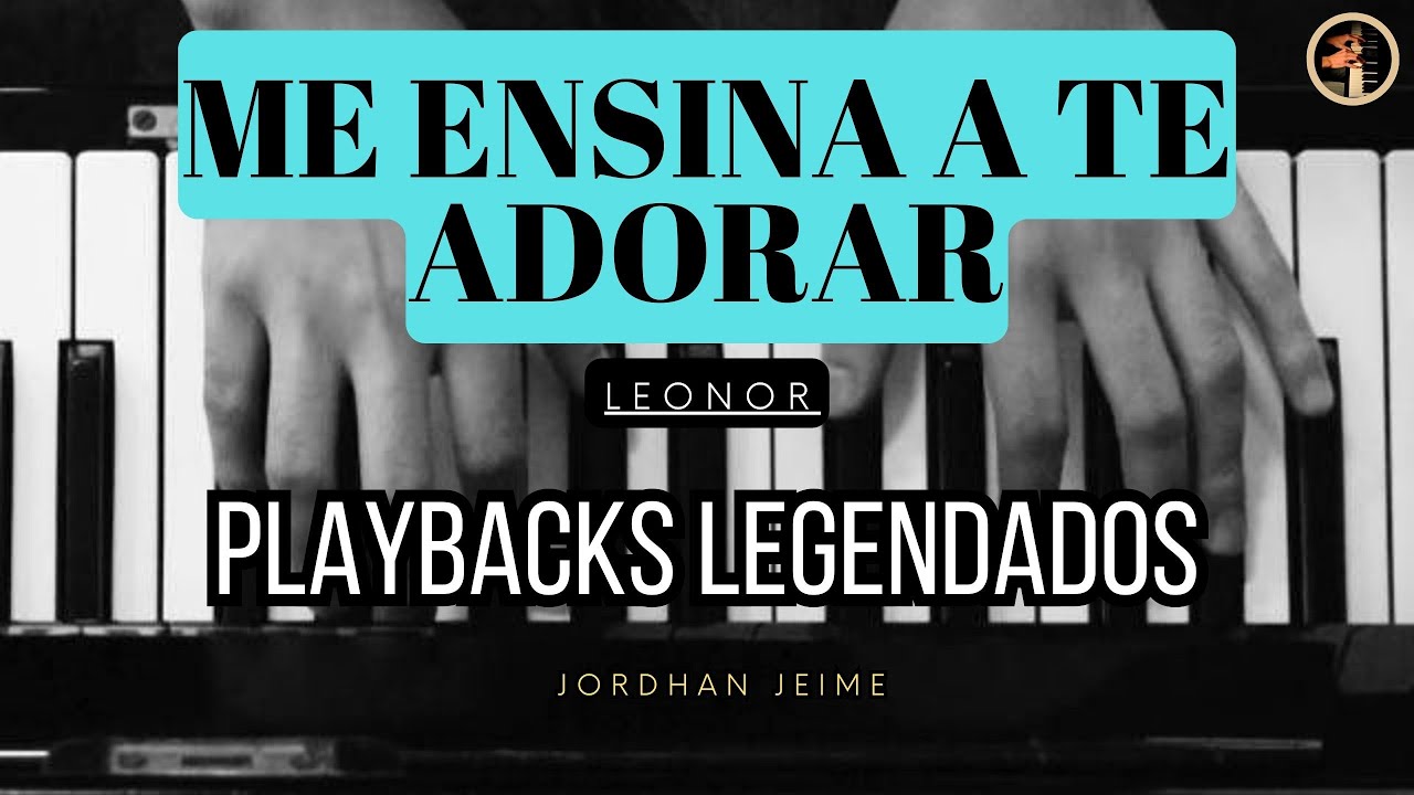 🙏 Me Ensina a Te Adorar - Leonor 🎤 | Playback Exclusivo 🎧 | Adoração Profunda 💖