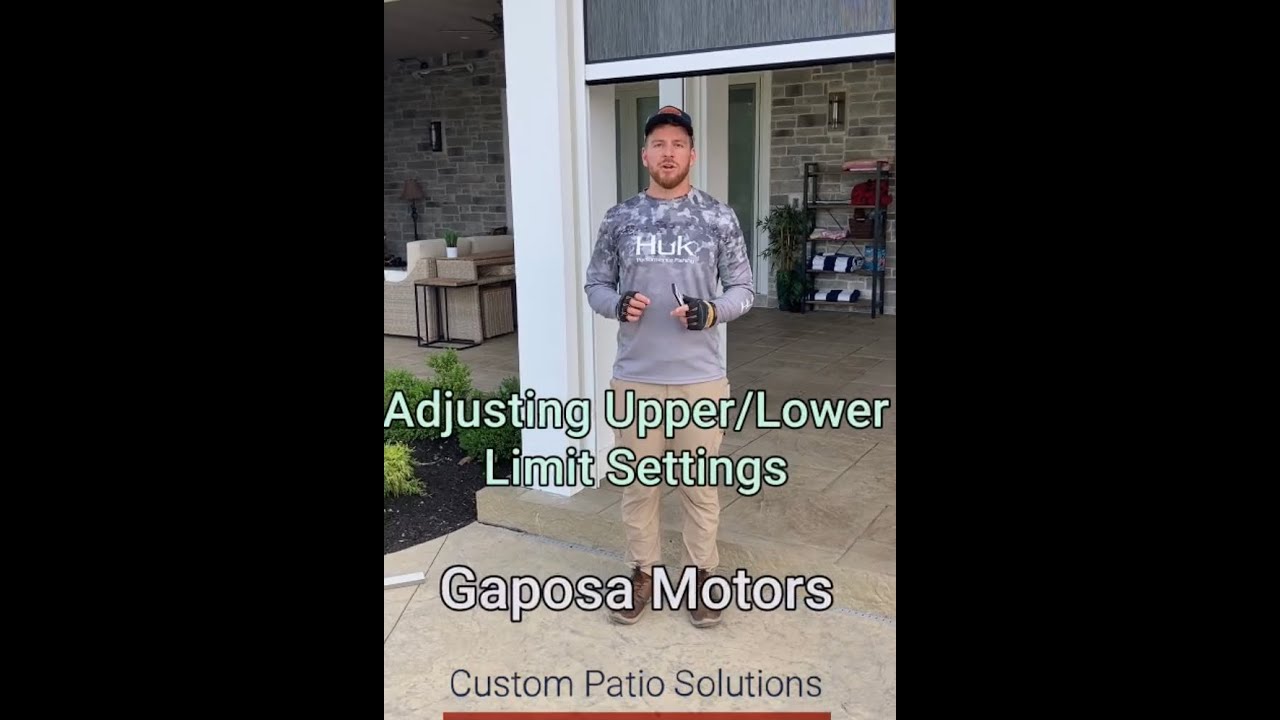 Adjusting Gaposa Motor Limits