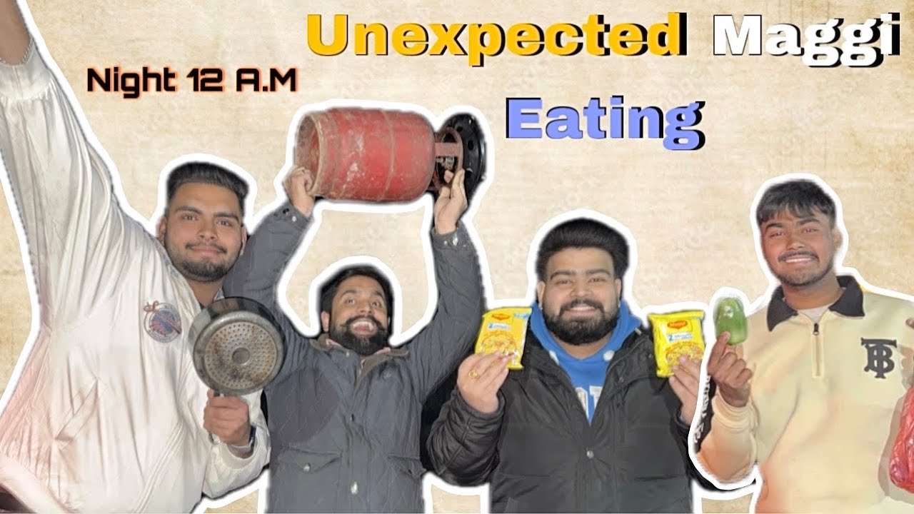 12 AM Maggi Adventure After Friend’s Birthday 😋 | Unexpected Village Night