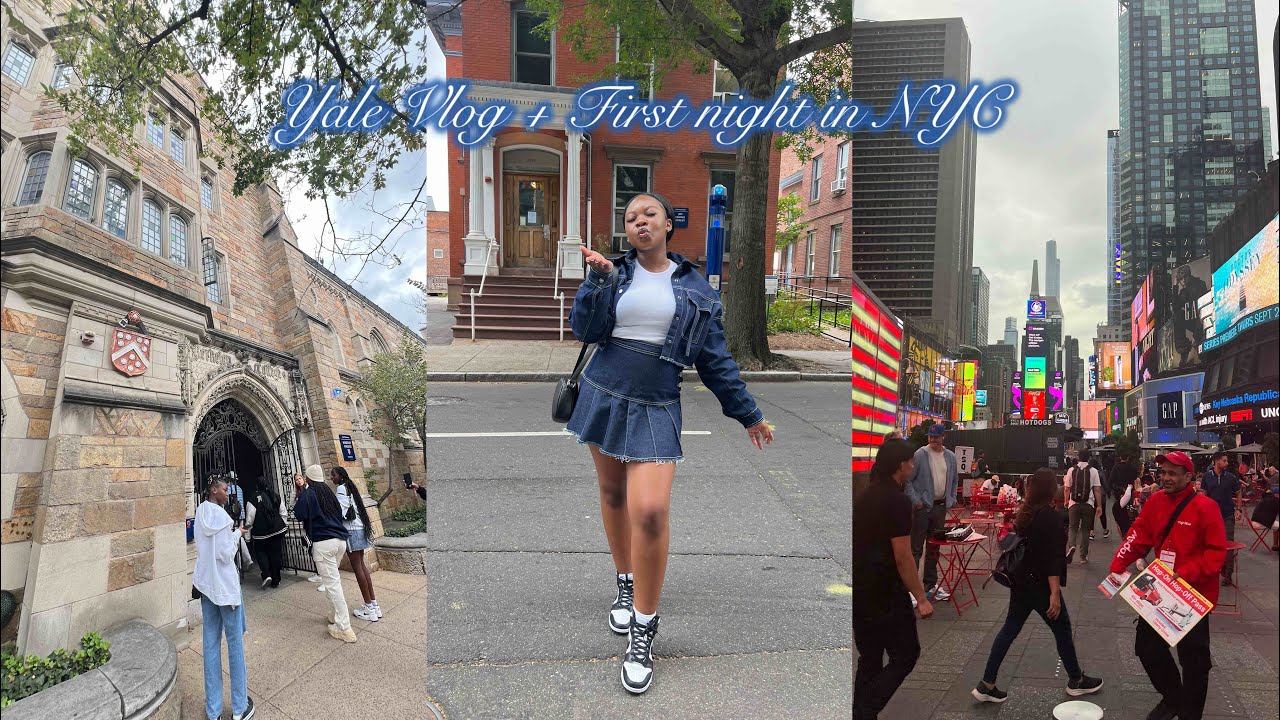 NEW YORK CITY VLOG🌃 + GOING TO YALE UNIVERSITY :)